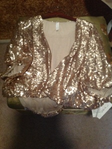 Mural Sequined cardigan $88 at nordstrom