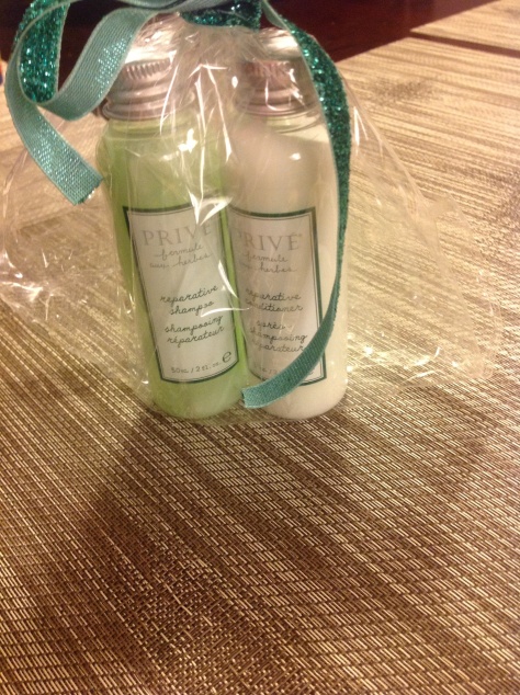 Prive-formulae aux herbs trial size shampoo and conditioner